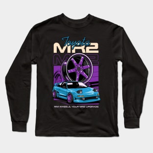 Toyota MR2 with Veleg TE37 Long Sleeve T-Shirt